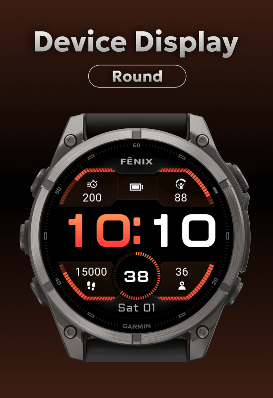 Garmin All Stars – fēnix 9 Cluster watch face screenshot 3