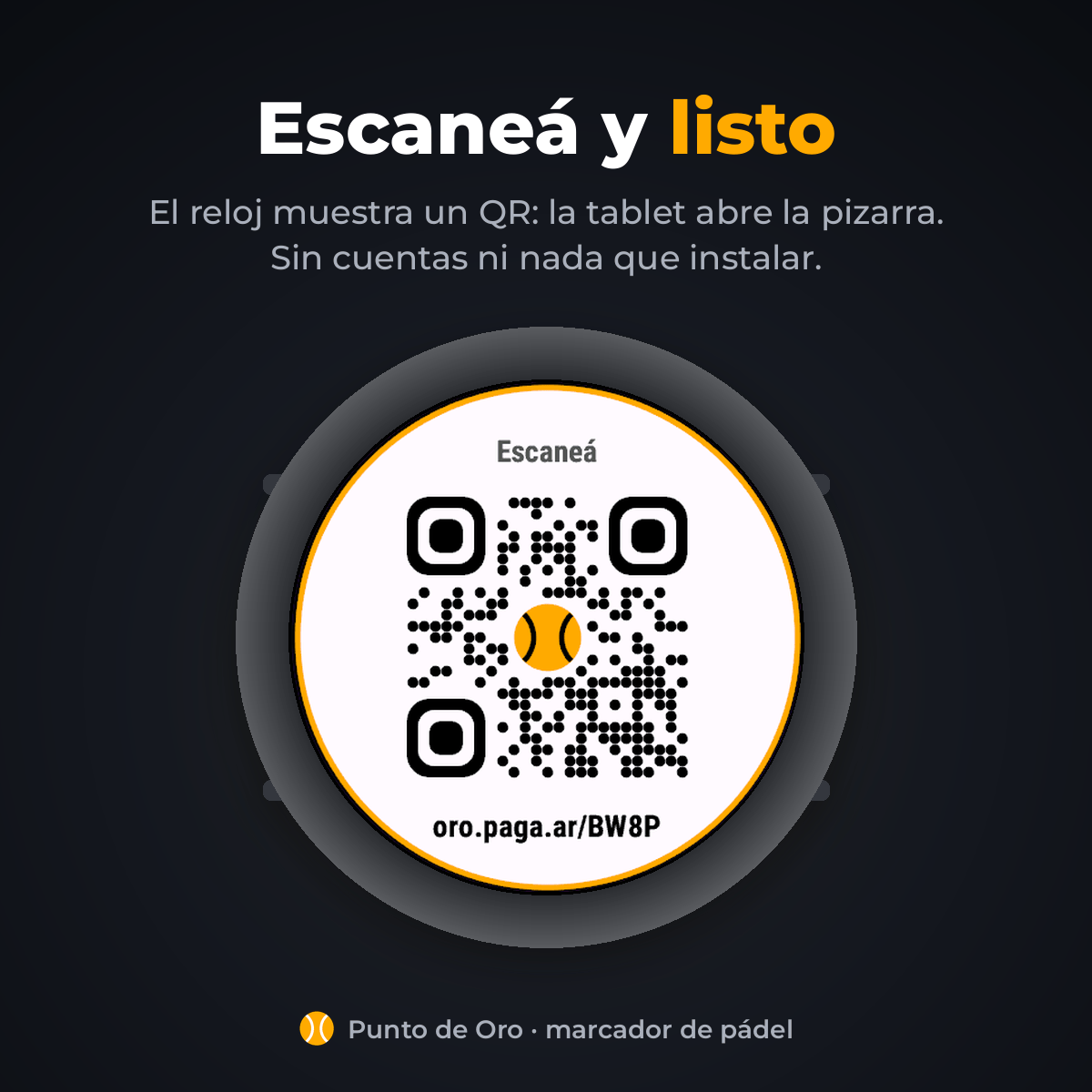 Padel Score · Punto de Oro · Screenshot 2