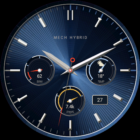 Mech Hybrid - Mechanical Chronograph Face · Screenshot 0