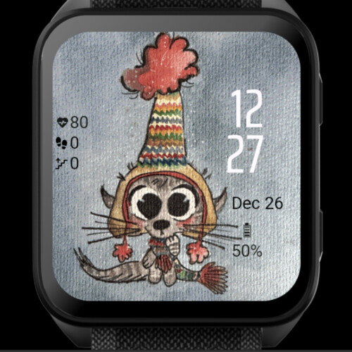 Winter Kitty Watercolor · Screenshot 0