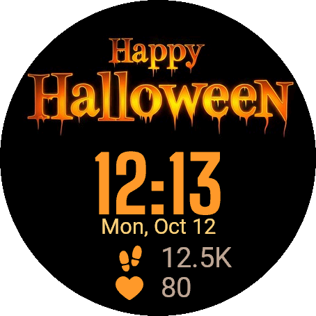 Happy Halloween AMOLED · Screenshot 1