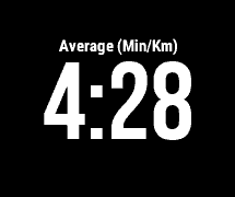 Average Pace in Opposite Units [hOppAvgPace] · Screenshot 1