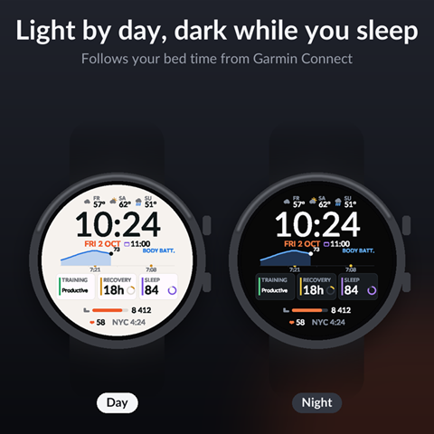 Daybook Free - Body Battery 和天气表盘 · Screenshot 1