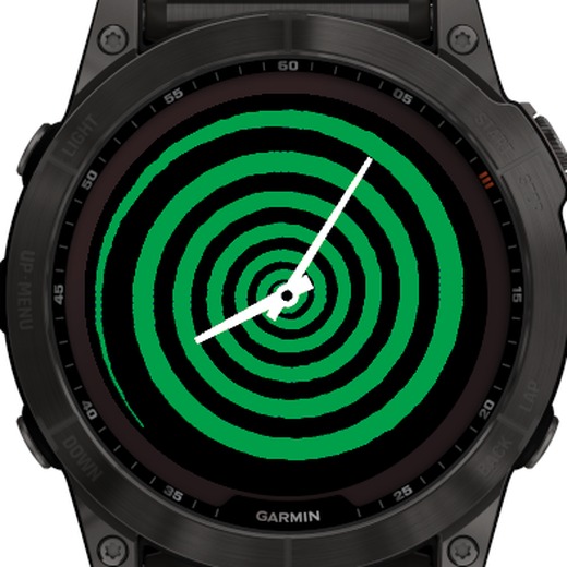 Hypnotic spiral analog watch face · Screenshot 3