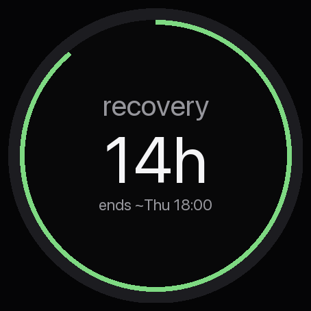 Recovery Countdown - Recovery Timer Glance · Screenshot 0