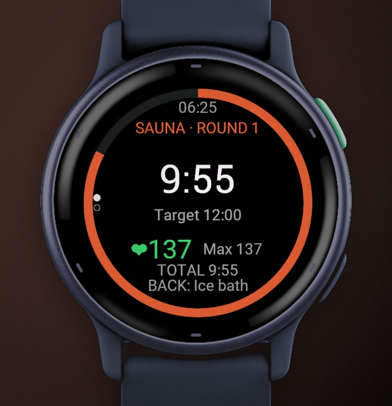 桑拿 冰浴 冷水浴 计时器 - Heat & Ice Tracker · Screenshot 1
