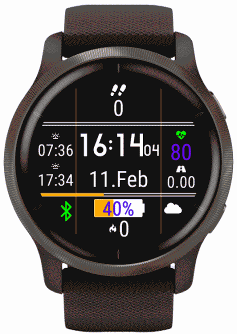 DigitalLineWithWeather · Screenshot 3