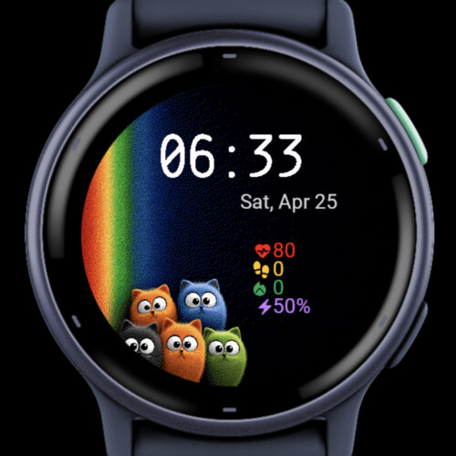 Rainbow Curious Cats - Trial 2