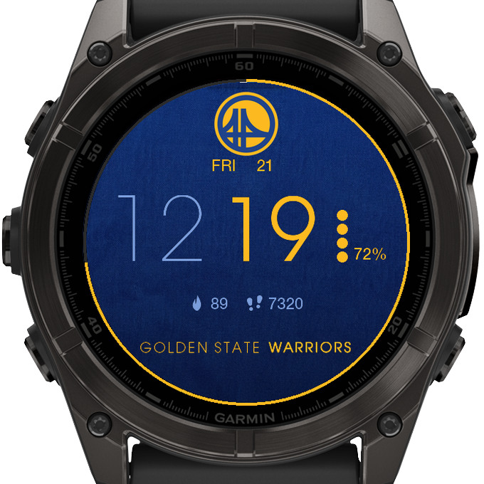 Golden State Warriors GS NBA Basketball Watch Face · Screenshot 2