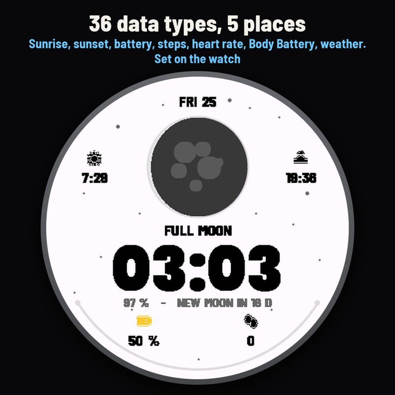 Astra Luna Pro – 月相表盘，日出日落 · Screenshot 3