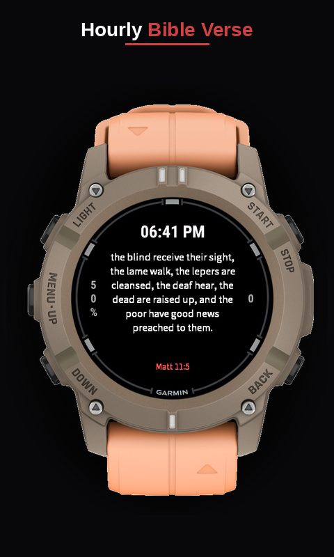 V2V Hourly Bible Verses Watchface · Screenshot 2