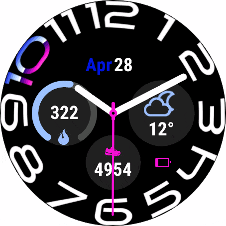Loud and Clear Watch Face · Screenshot 0