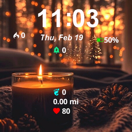 Candle Pine Cones Blanket · Screenshot 1
