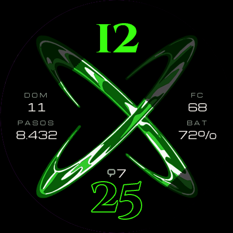 FERXXO X Watch Face - Green Print · Screenshot 0