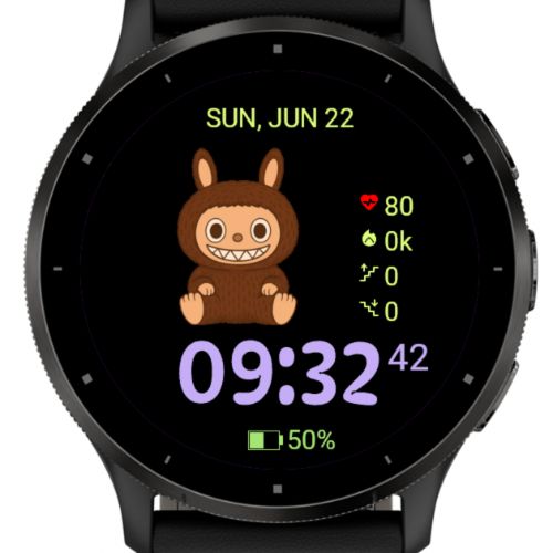 Lafufu Monster – Fun and Friendly Watch Face · Screenshot 4