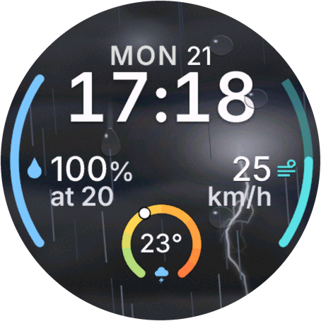 Skydial：随天气实时变化的天空・天气预报 · Screenshot 1