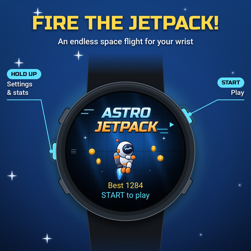 Astro Jetpack – One-Button Space Arcade Game · Screenshot 0