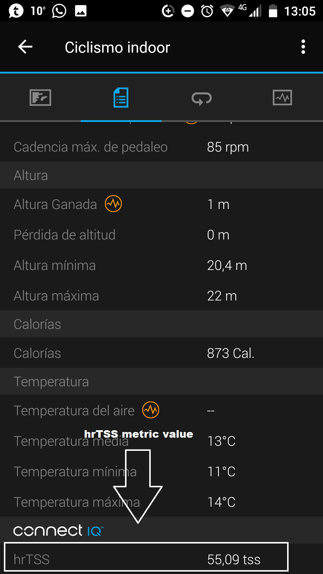 Garmin connect stress score online