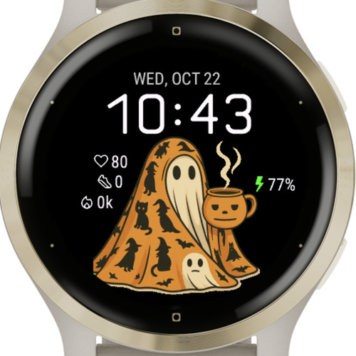 Cozy Ghost Coffee – Halloween Adaptive · Screenshot 1