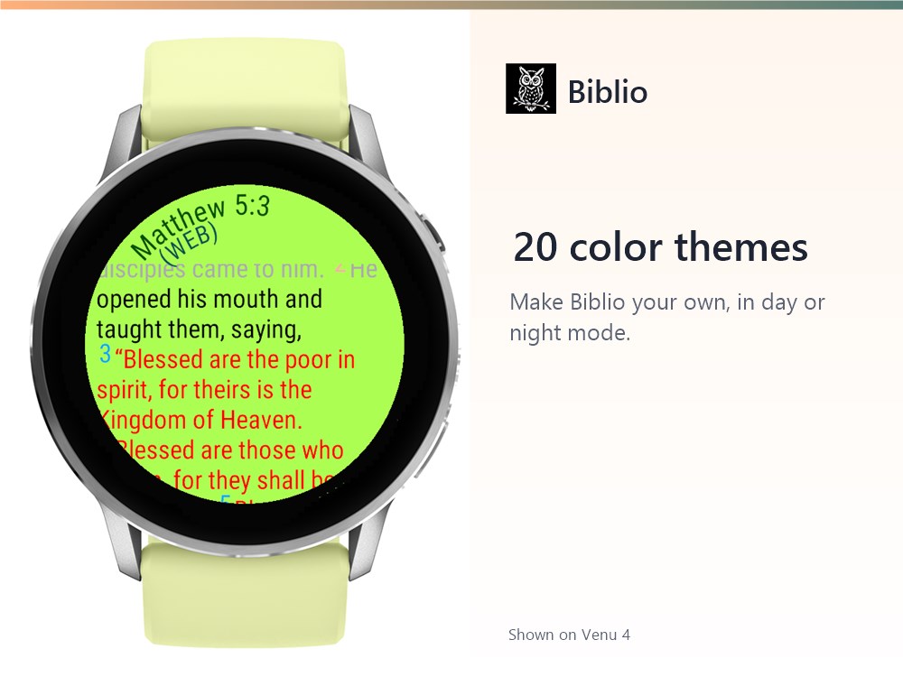 Biblio: Bible Reader, Memory & Reading Plans · Screenshot 4