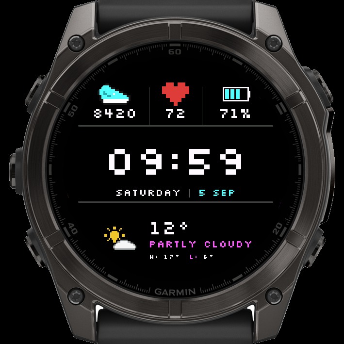 NORD Retro - 8-bit pixel watch face · Screenshot 3