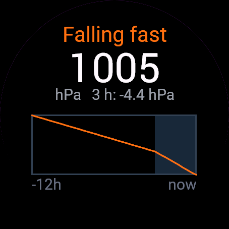 Storm Alert: Barometer Widget · Screenshot 0