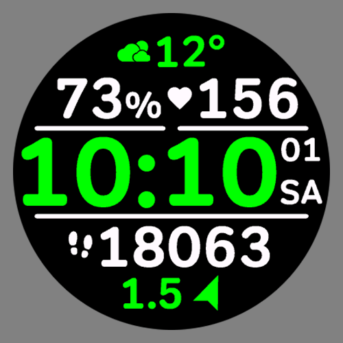 ⭐️ODR 003b Garmin watch face preview