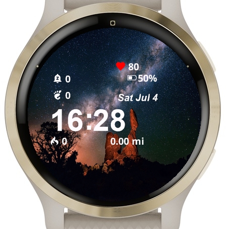 Milky Visible Night Sky · Screenshot 0