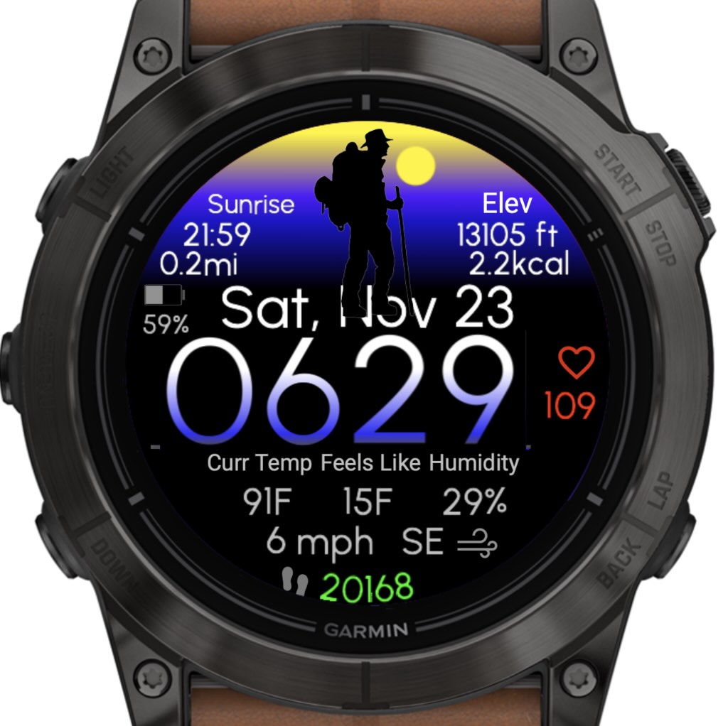Explore: Hiking (Garmin Wx) · Screenshot 3