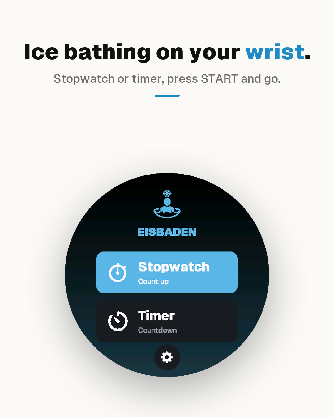 Ice Bathing - Track Your Ice Baths with Garmin · Screenshot 0