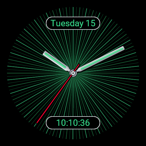 AMOLED Lines - Minimal Color Vector - Emerald · Screenshot 0