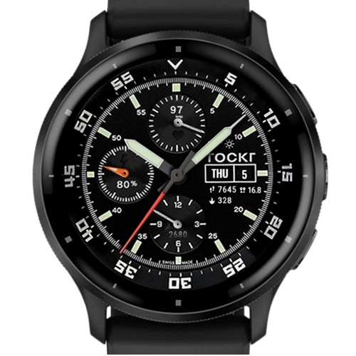 Tockr Chronograph Watch Face · Screenshot 0