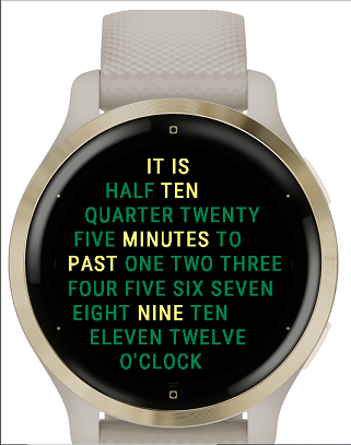 OUTSPOKEN watch face screenshot 3