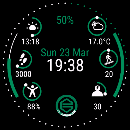 Eredivisie football watchface · Screenshot 3