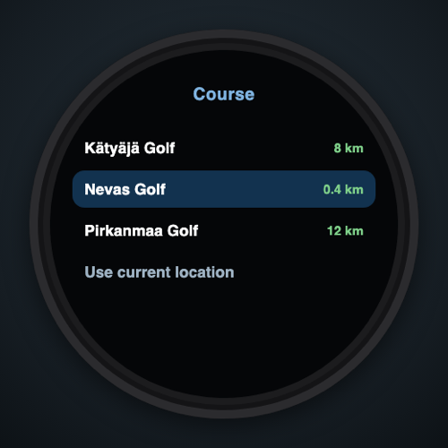 Caddie+Training · Screenshot 1