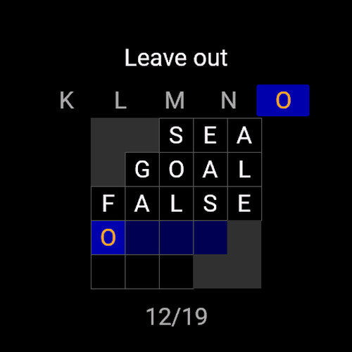 Mini Cross - Daily Crossword gameplay screenshot 2