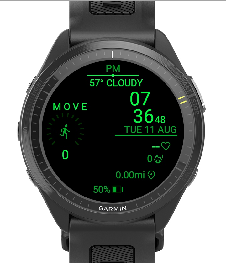 Digital Green watch face screenshot 4