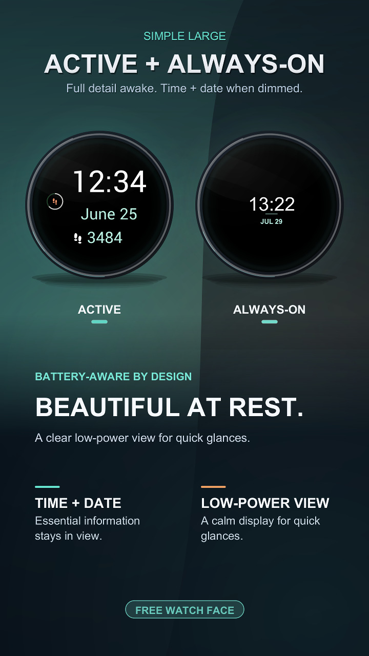 Simple Large · Screenshot 1