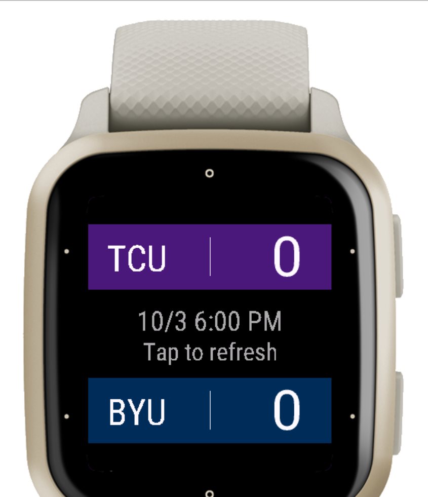 ScoreGlance College Football · Screenshot 2