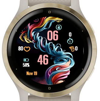 Multicolored Curves · Screenshot 2