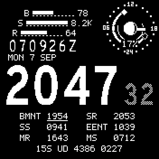 ZULU — Tactical Military Watch Face · Screenshot 3