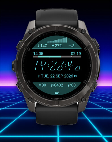 Modern Retro Digital Watch Face · Screenshot 2