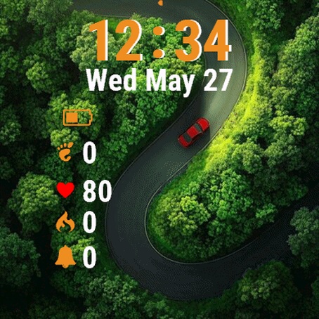 Red Car Driving Down Winding Road · Screenshot 0