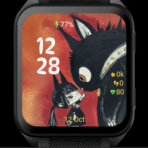 Little Witch and the Cat Guardian Watercolor · Screenshot 0