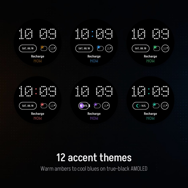 Digital Coach Dot Matrix Watch Face · Screenshot 1