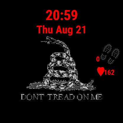 Don't Tread on Me - Patriotic Watch Face · Screenshot 0