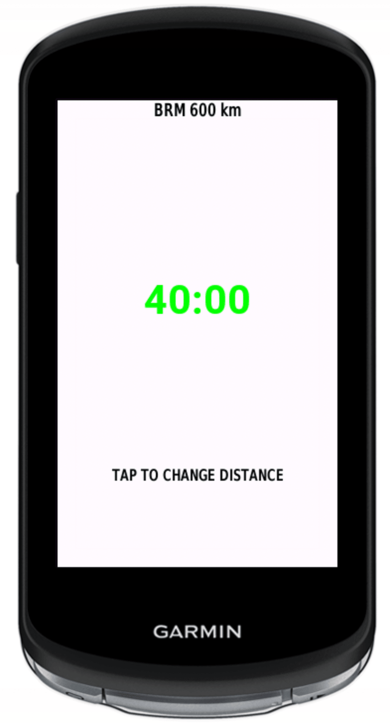 BRM Pacer – Audax Brevet Timer · Screenshot 1