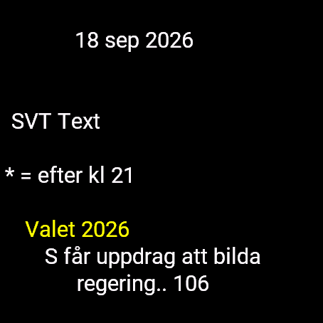 TextTV · Screenshot 0