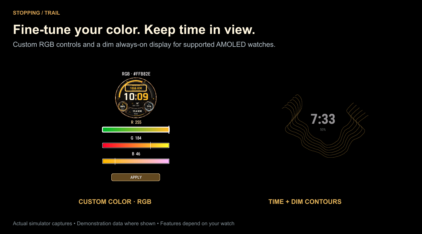 TRAIL · Gold & Classic · Screenshot 3