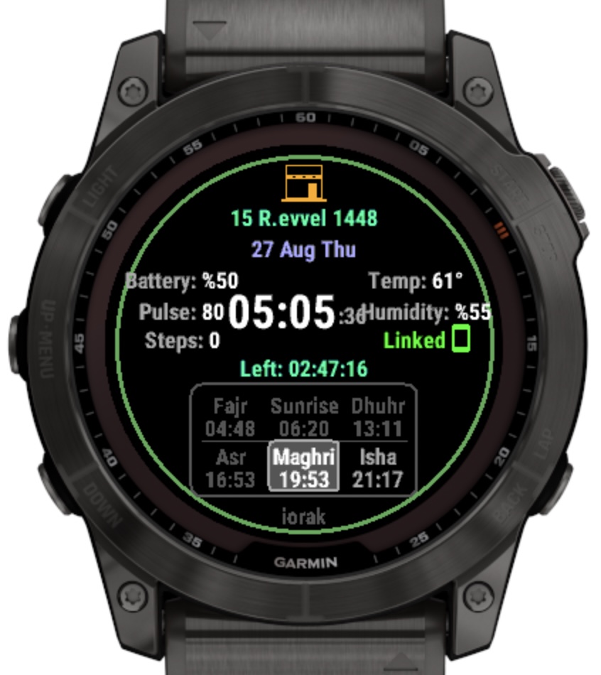 Watch Face - Namaz Salah Prayer Times · Screenshot 0